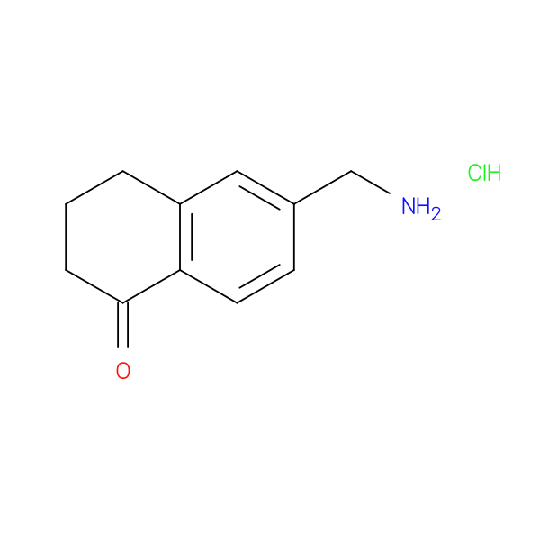 6-(aminomethyl)-1,2,3,4-tetrahydronaphthalen-1-one hydrochloride