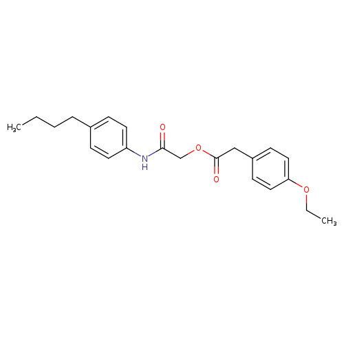 [(4-butylphenyl)carbamoyl]methyl 2-(4-ethoxyphenyl)acetate