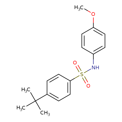 4-tert-butyl-N-(4-methoxyphenyl)benzene-1-sulfonamide