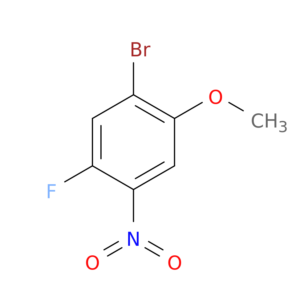 1-Bromo-5-fluoro-2-methoxy-4-nitrobenzene