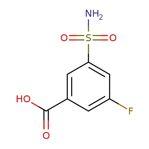 3-Fluoro-5-sulfamoylbenzoic acid