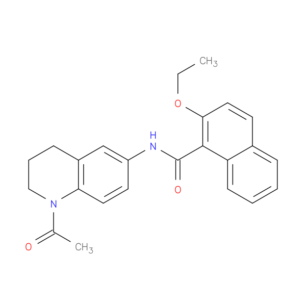 N-(1-acetyl-1,2,3,4-tetrahydroquinolin-6-yl)-2-ethoxynaphthalene-1-carboxamide