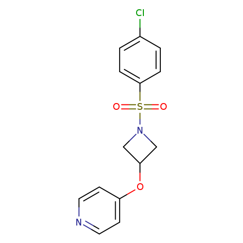 4-{[1-(4-chlorobenzenesulfonyl)azetidin-3-yl]oxy}pyridine
