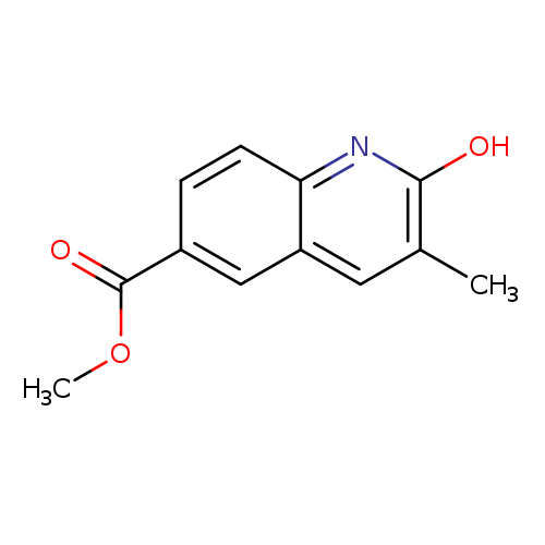 methyl 2-hydroxy-3-methylquinoline-6-carboxylate