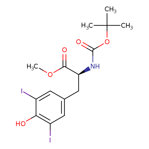 (S)-Methyl 2-((tert-butoxycarbonyl)amino)-3-(4-hydroxy-3,5-diiodophenyl)propanoate