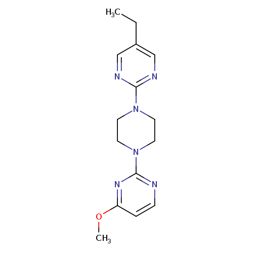 2-[4-(5-ethylpyrimidin-2-yl)piperazin-1-yl]-4-methoxypyrimidine