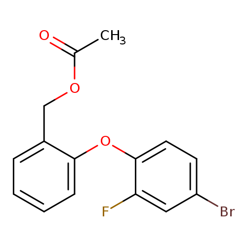 [2-(4-bromo-2-fluorophenoxy)phenyl]methyl acetate