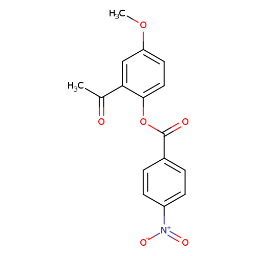 2-acetyl-4-methoxyphenyl 4-nitrobenzoate