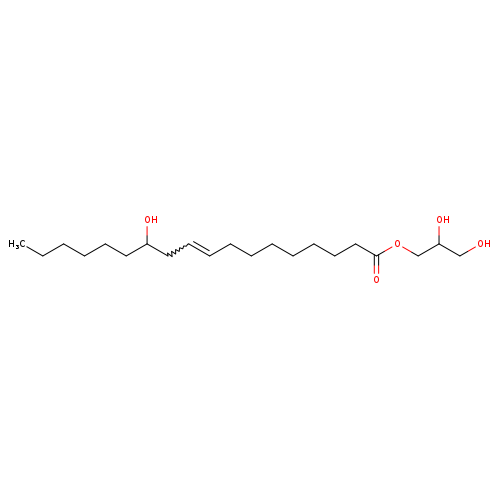 2,3-dihydroxypropyl 12-hydroxyoctadec-9-enoate