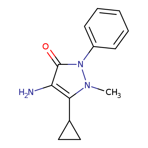 4-Amino-5-cyclopropyl-1-methyl-2-phenyl-2,3-dihydro-1h-pyrazol-3-one