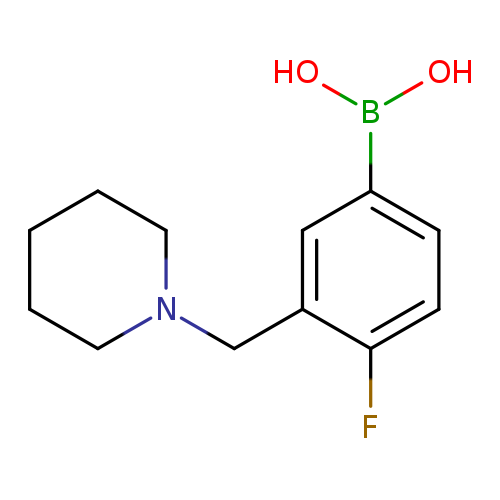 [4-Fluoro-3-(piperidin-1-ylmethyl)phenyl]boronic acid