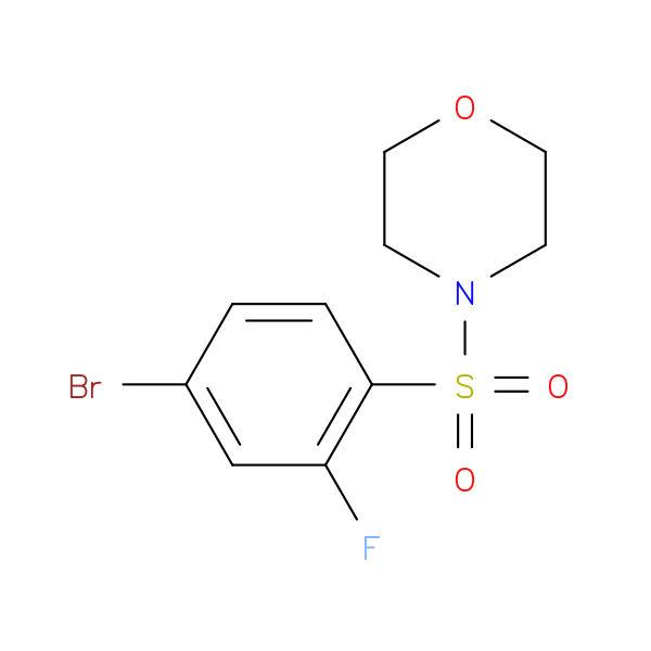 4-[(4-Bromo-2-Fluorophenyl)Sulfonyl]Morpholine