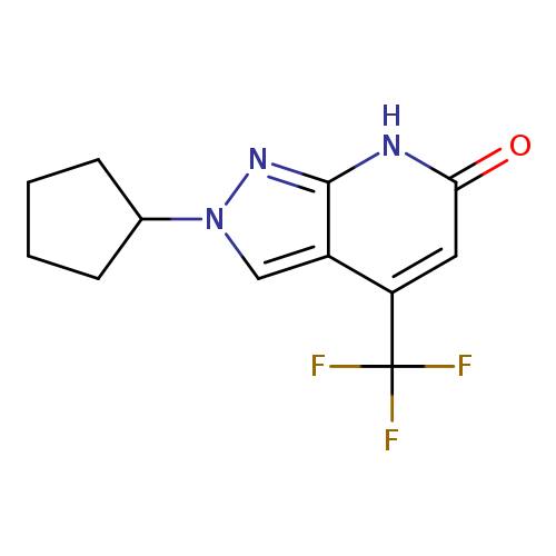 2-Cyclopentyl-4-(trifluoromethyl)-2H-pyrazolo[3,4-b]pyridin-6(7H)-one