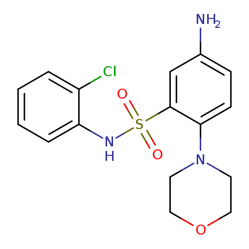 5-Amino-N-(2-chlorophenyl)-2-morpholinobenzenesulfonamide