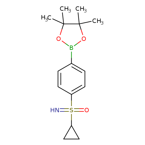 {cyclopropyl[4-(4,4,5,5-tetramethyl-1,3,2-dioxaborolan-2-yl)phenyl]imino-lambda6-sulfanyl}one