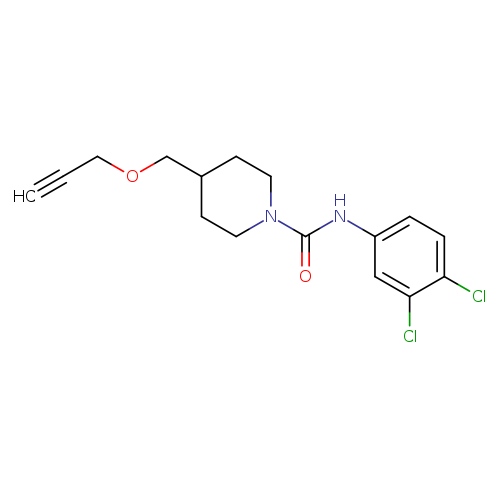 N-(3,4-dichlorophenyl)-4-[(prop-2-yn-1-yloxy)methyl]piperidine-1-carboxamide