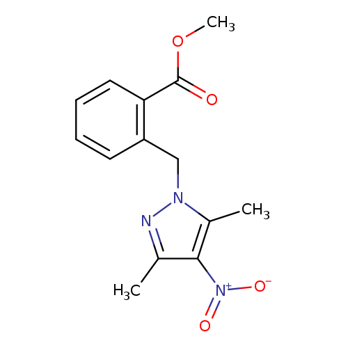 methyl 2-[(3,5-dimethyl-4-nitro-1H-pyrazol-1-yl)methyl]benzoate