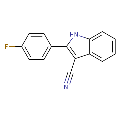 2-(4-Fluorophenyl)-1H-indole-3-carbonitrile