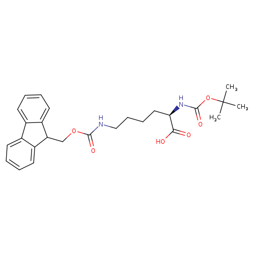 D-​Lysine, N2-​[(1,​1-​dimethylethoxy)​carbonyl]​-​N6-​[(9H-​fluoren-​9-​ylmethoxy)​carbonyl]​-