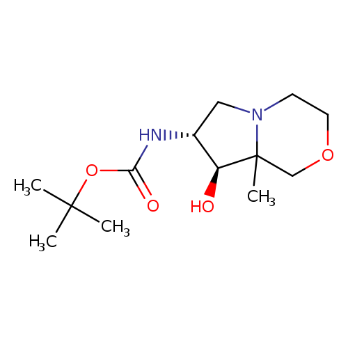 Racemic-tert-butyl ((7R,8S)-8-hydroxy-8a-methylhexahydro-1H-pyrrolo[2,1-c][1,4]oxazin-7-yl)carbamate