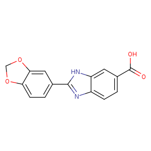 2-Benzo[1,3]dioxol-5-yl-1H-benzimidazole-5-carboxylic acid