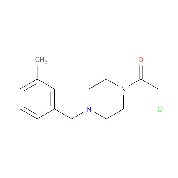 2-chloro-1-{4-[(3-methylphenyl)methyl]piperazin-1-yl}ethan-1-one