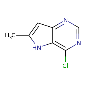 4-chloro-6-methyl-5H-pyrrolo[3,2-d]pyrimidine
