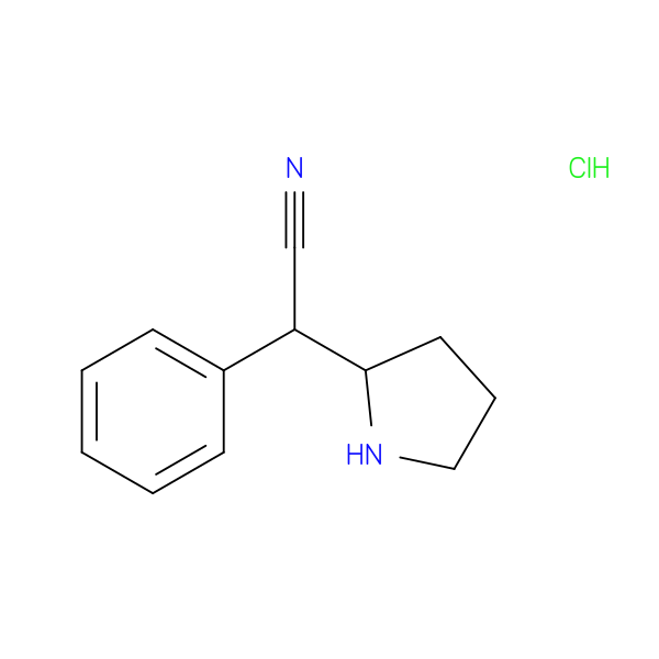 2-phenyl-2-(pyrrolidin-2-yl)acetonitrile hydrochloride