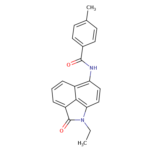 N-{2-ethyl-3-oxo-2-azatricyclo[6.3.1.0^{4,12}]dodeca-1(11),4(12),5,7,9-pentaen-9-yl}-4-methylbenzamide