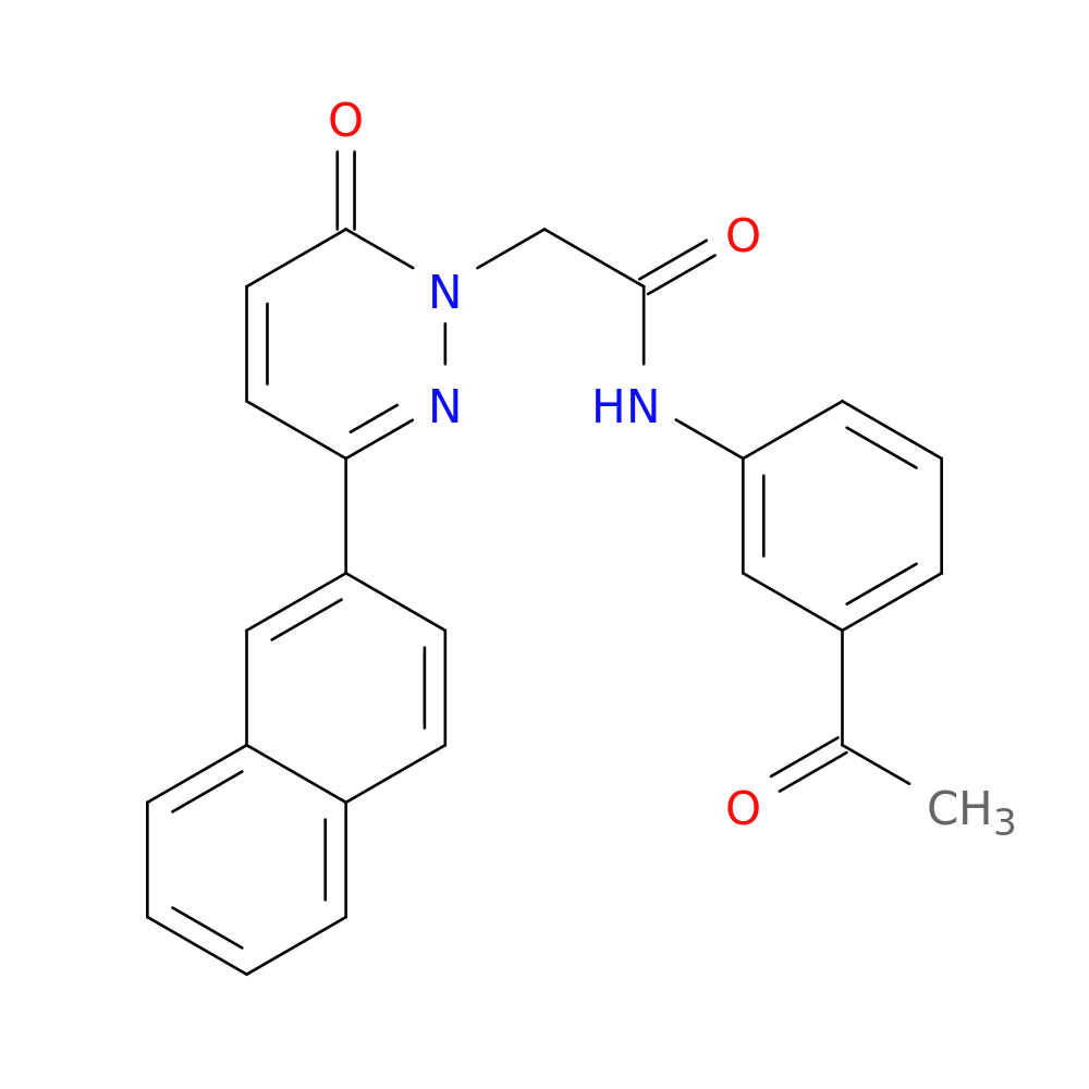 N-(3-acetylphenyl)-2-[3-(naphthalen-2-yl)-6-oxo-1,6-dihydropyridazin-1-yl]acetamide