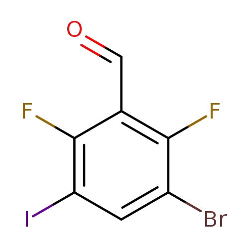 3-bromo-2,6-difluoro-5-iodobenzaldehyde
