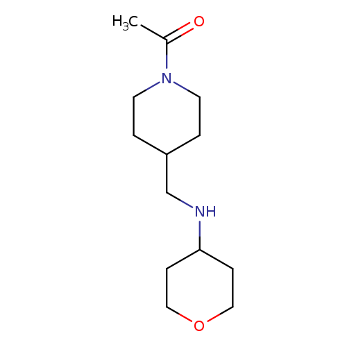 1-(4-{[(oxan-4-yl)amino]methyl}piperidin-1-yl)ethan-1-one