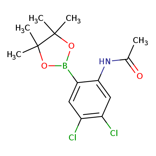 N-[4,5-Dichloro-2-(tetramethyl-1,3,2-dioxaborolan-2-yl)phenyl]acetamide