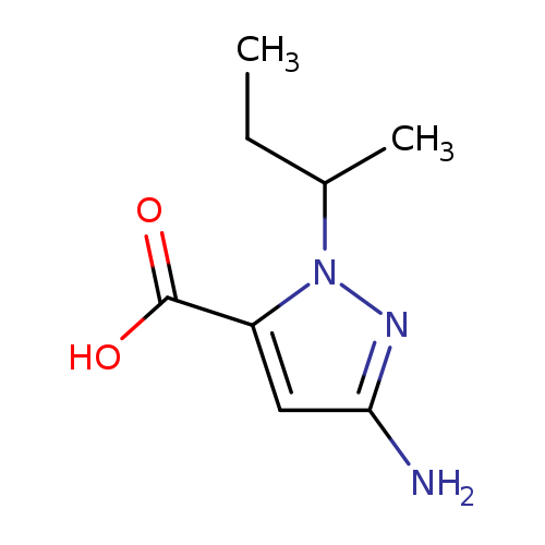 3-amino-1-(butan-2-yl)-1H-pyrazole-5-carboxylic acid