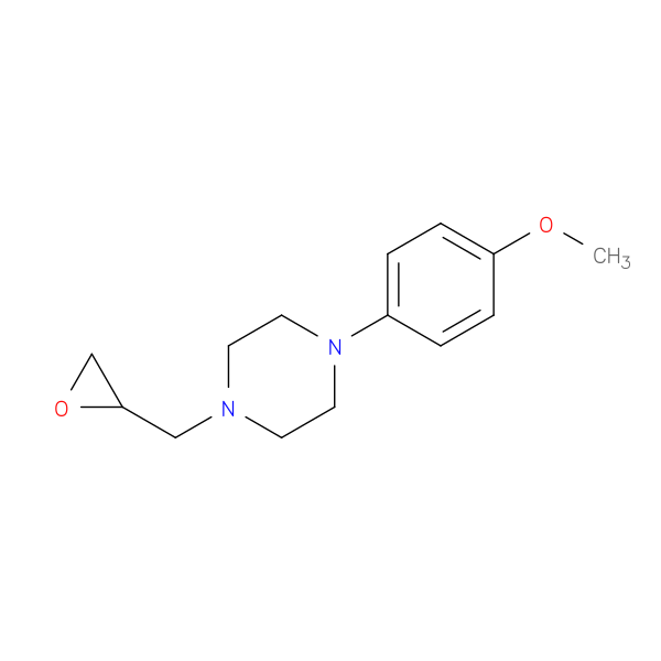 1-(4-methoxyphenyl)-4-[(oxiran-2-yl)methyl]piperazine