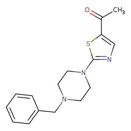 1-[2-(4-benzylpiperazin-1-yl)-1,3-thiazol-5-yl]ethan-1-one