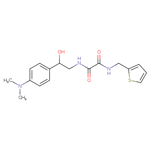 N'-{2-[4-(dimethylamino)phenyl]-2-hydroxyethyl}-N-[(thiophen-2-yl)methyl]ethanediamide