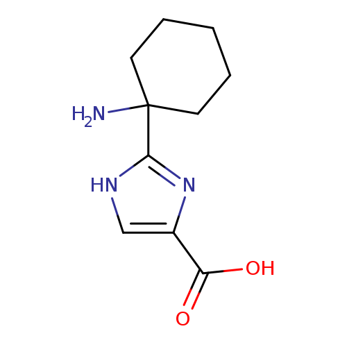 2-(1-aminocyclohexyl)-1H-imidazole-4-carboxylic acid