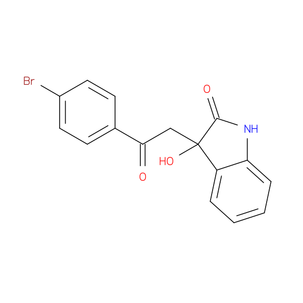 3-[2-(4-bromophenyl)-2-oxoethyl]-3-hydroxy-1,3-dihydro-2H-indol-2-one