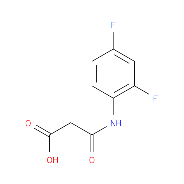 Propanoic acid, 3-[(2,4-difluorophenyl)amino]-3-oxo-