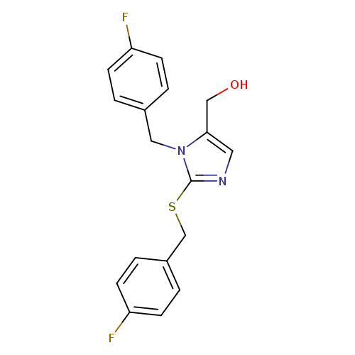 {1-[(4-fluorophenyl)methyl]-2-{[(4-fluorophenyl)methyl]sulfanyl}-1H-imidazol-5-yl}methanol