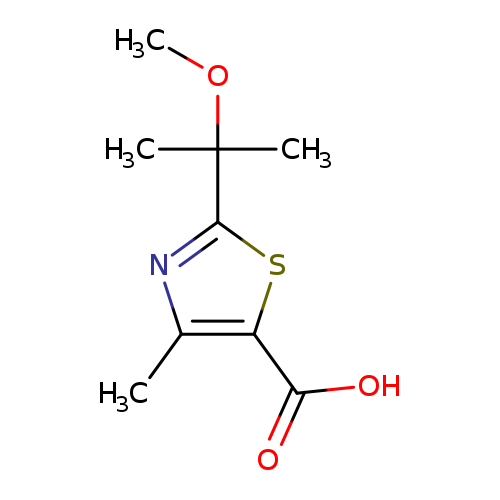 2-(2-methoxypropan-2-yl)-4-methyl-1,3-thiazole-5-carboxylic acid