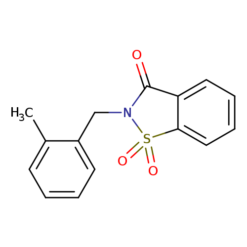 2-[(2-methylphenyl)methyl]-2,3-dihydro-1lambda6,2-benzothiazole-1,1,3-trione
