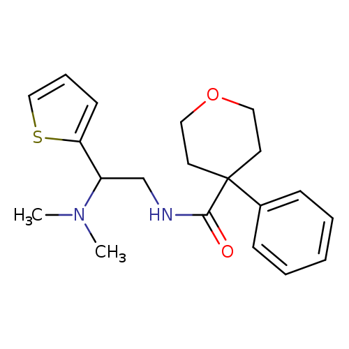 N-[2-(dimethylamino)-2-(thiophen-2-yl)ethyl]-4-phenyloxane-4-carboxamide