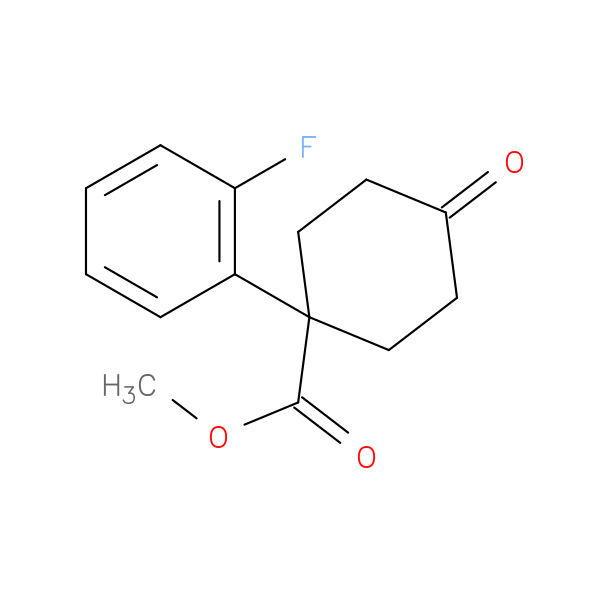Methyl 1-(2-fluorophenyl)-4-oxocyclohexanecarboxylate