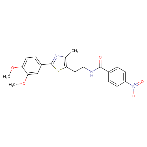 N-{2-[2-(3,4-dimethoxyphenyl)-4-methyl-1,3-thiazol-5-yl]ethyl}-4-nitrobenzamide