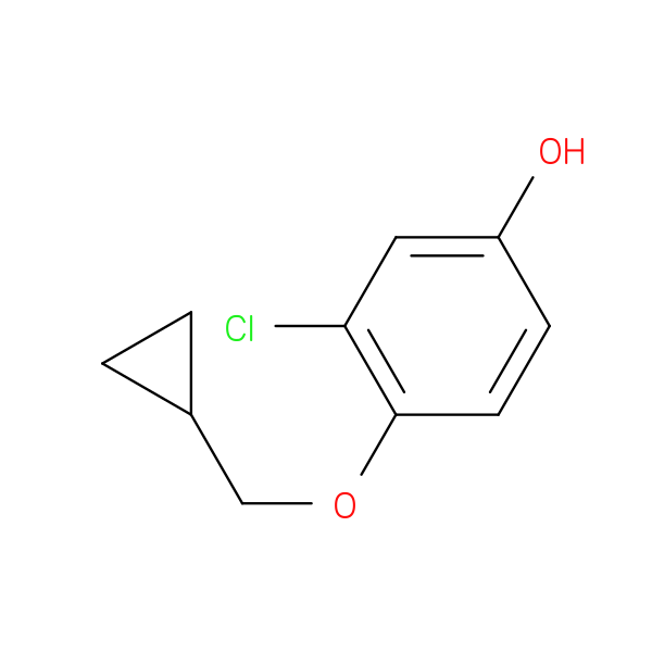 3-CHloro-4-(cyclopropylmethoxy)phenol