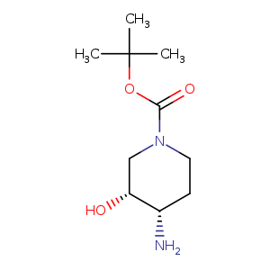 1-Piperidinecarboxylic acid, 4-amino-3-hydroxy-, 1,1-dimethylethyl ester, (3R,4S)-rel-