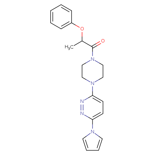 2-phenoxy-1-{4-[6-(1H-pyrrol-1-yl)pyridazin-3-yl]piperazin-1-yl}propan-1-one