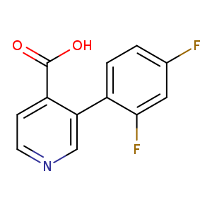 3-(2,4-Difluorophenyl)isonicotinic acid